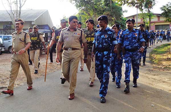 ಟಿಪ್ಪು ಜಯಂತಿ: ಕೊಡಗು ಜಿಲ್ಲೆಯಾದ್ಯಂತ ಬಿಗಿ ಪೊಲೀಸ್ ಬಂದೋಬಸ್ತ್